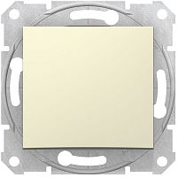 Переключатель без рамки Schneider Electric Sedna 1-кл. перекрестный бежевый картинка